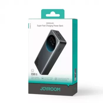 Joyroom JR-PBF05 Pro power banka 30000mAh 65W s digitálnym displejom 2x USB-C 1x USB-A - čierna