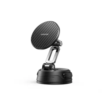 Joyroom JR-ZS51 magnetický držiak na telefón do auta s prísavkou na čelné sklo alebo palubnú dosku - čierna