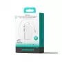 Powerbank Joyroom JR-PR2 35W 10000mAh s výsuvným USB-C káblom a integrovaným Lightning káblom - biela