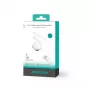 Joyroom S-IW007 3-in-1 magnetický nabíjací kábel USB-A na Lightning/USB-C/Micro USB 1.2m biely