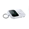 Joyroom JR-W19 5000 mAh bezdrôtová power banka s nabíjačkou hodiniek biela
