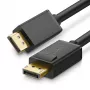 UGREEN DisplayPort na DisplayPort kábel DP102, 4K, 3D, 5m, čierny