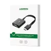 UGREEN HDMI na VGA adaptér MM103, 25cm, čierny