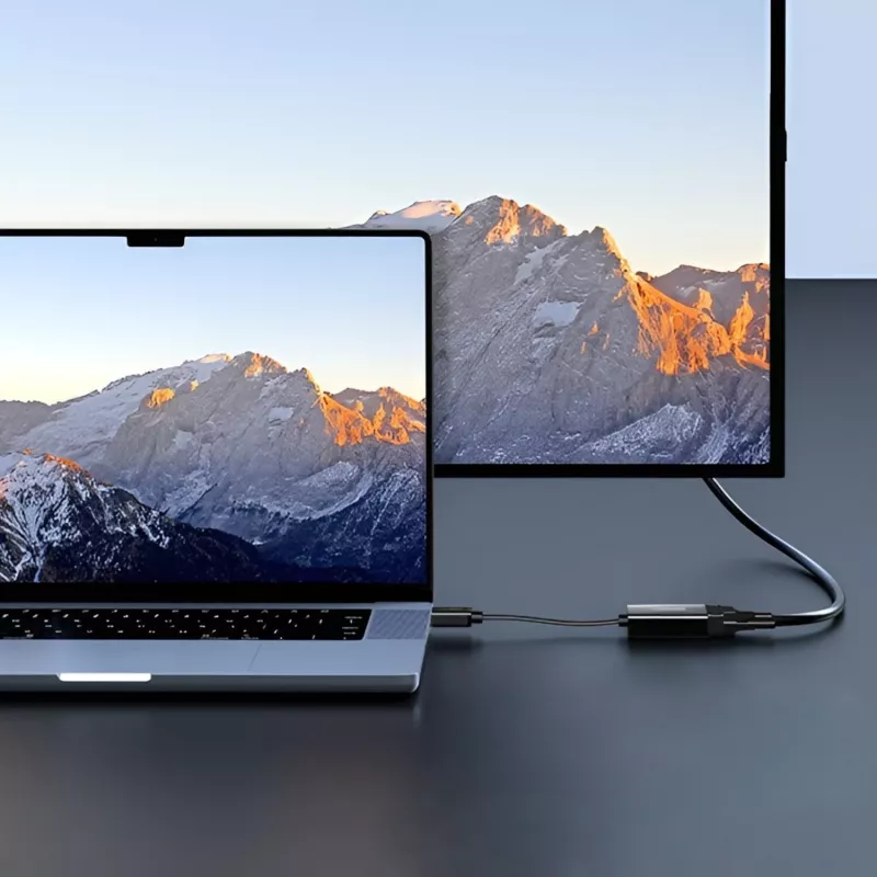 UGREEN HDMI na VGA adaptér MM103, 25cm, čierny