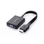 UGREEN HDMI na VGA adaptér MM103, 25cm, čierny