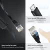UGREEN CM204 USB na RJ45 konzolový kábel 1,5m čierna