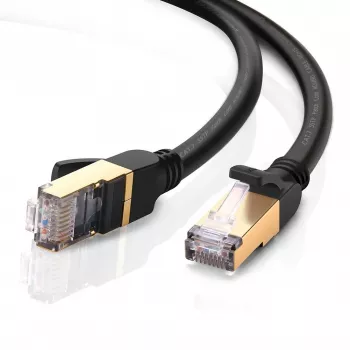UGREEN NW107 Cat.7 ethernetový kábel RJ45 STP 5m čierna