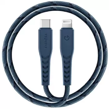 ENERGEA Nyloflex USB-C na Lightning kábel MFi certifikovaný 1,5m modrá