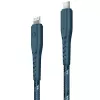 ENERGEA Nyloflex USB-C na Lightning kábel MFi certifikovaný 1,5m modrý