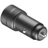 ENERGEA Alu Drive PD20+ autonabíjačka 38W 1xUSB-A + 1xUSB-C PD QC3.0 gunmetal