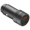 ENERGEA Alu Drive PD20+ autonabíjačka 38W 1xUSB-A + 1xUSB-C PD QC3.0 gunmetal