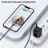 USAMS magnetická bezdrôtová nabíjačka 15W hliník čierna US-CD183
