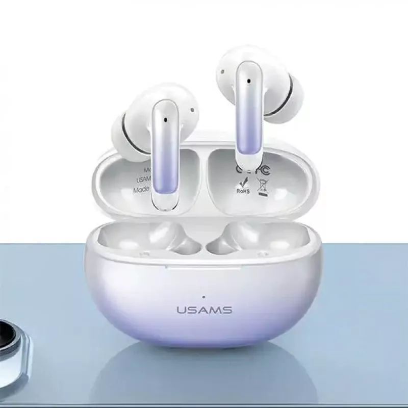 USAMS X-donseries TWS Bluetooth 5.3 slúchadlá s ENC, fialovo-modrý prechod (US-XD19)