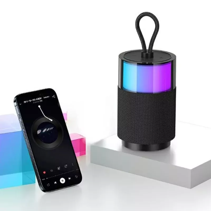 USAMS YIN Series YX12 Bluetooth 5.3 prenosný reproduktor 5W čierny