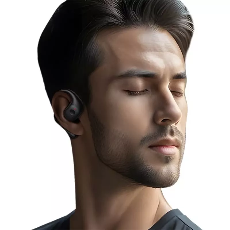USAMS G26 Open-Ear bezdrôtové slúchadlá s vzdušným vedením Bluetooth 5.3 čierne