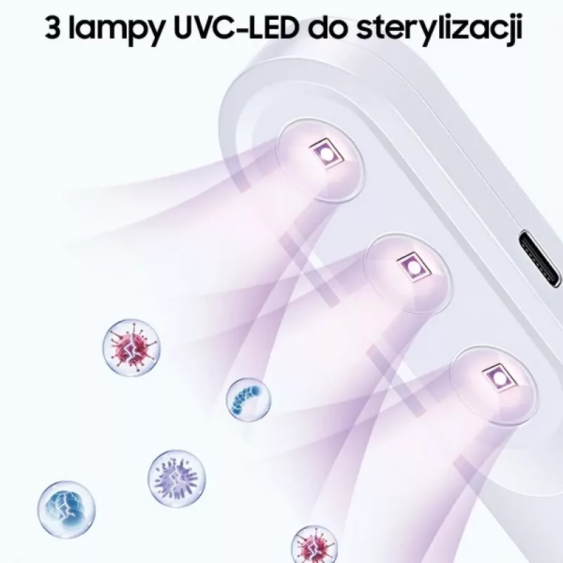 USAMS mini UV-C ručný sterilizátor biely ZB159XDD01 (US-ZB159)