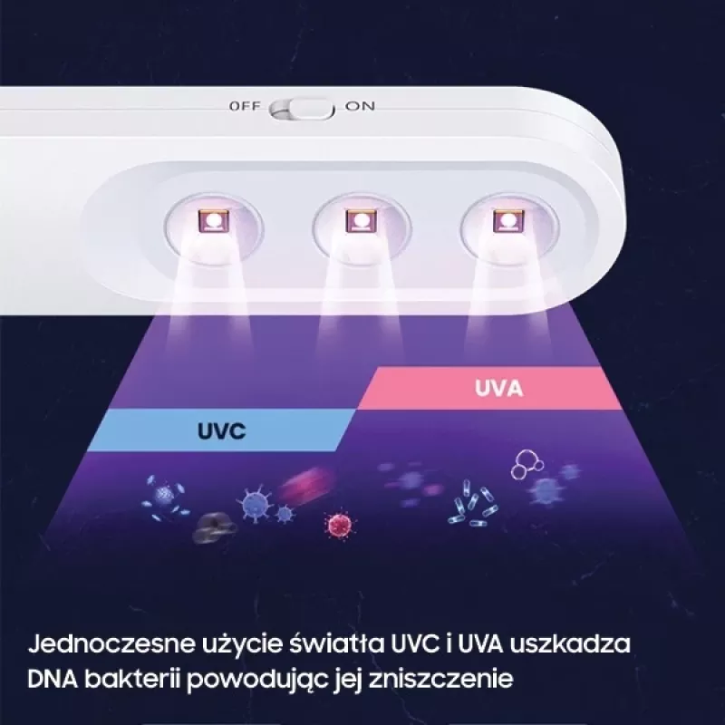 USAMS mini UV-C ručný sterilizátor biely ZB159XDD01 (US-ZB159)