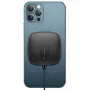 USAMS US-CD159 Magnetická bezdrôtová nabíjačka 15W Extra tenká pre iPhone 12 série čierna