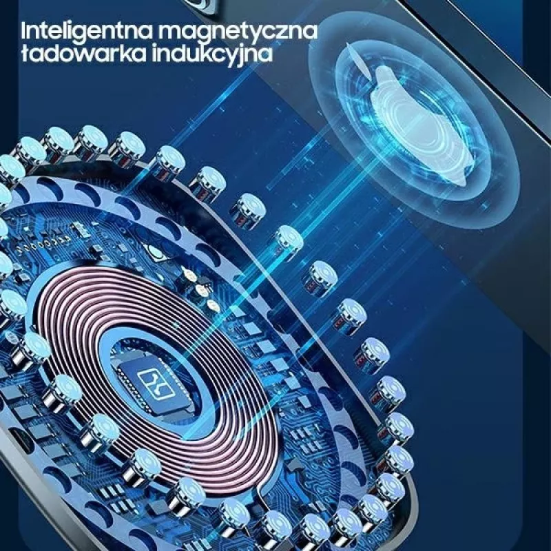 USAMS US-CD159 Magnetická bezdrôtová nabíjačka 15W Extra tenká pre iPhone 12 série biela