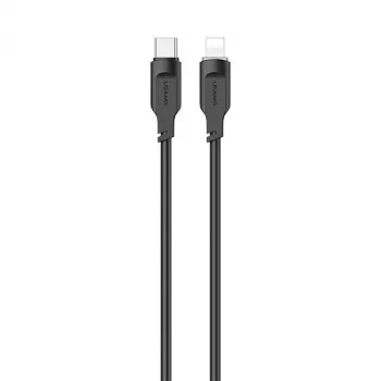 USAMS 125W rýchla auto nabíjačka 2xUSB-A + 1xUSB-C transparentná čierna CC158CC01 (US-CC158)