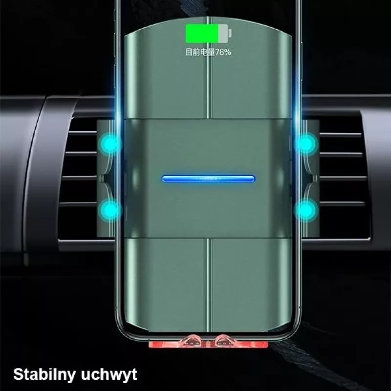 USAMS US-CD133 bezdrôtová nabíjacia power banka 10W 10000mAh čierna