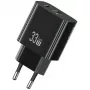 USAMS Nabíjačka T65 33W 1xUSB-C 1xUSB-A rýchle nabíjanie