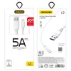 Dudao L2L USB-A na Lightning kábel 1m biely