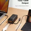VEGER Powerbank Tank Boost PD QC3.0 5A 130W 56000 mAh čierna W5001C