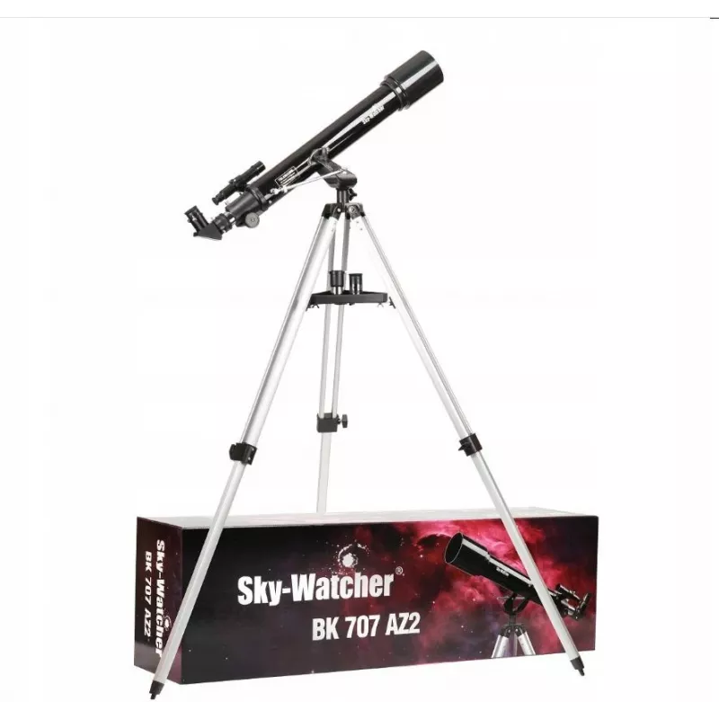 Sky-Watcher Mercury 70/700 AZ2 refraktorový teleskop 140x čierny