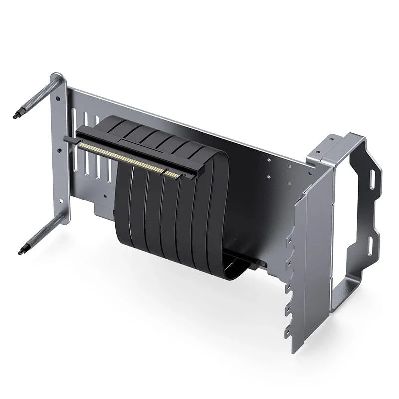 Jonsbo A50 vertikálna sada na montáž GPU, PCIe 5.0 riser kábel 175 mm, sivá (A50 GRAY)