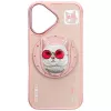 Nimmy Glasses Cool Cat MagSafe puzdro pre iPhone 16, ružové
