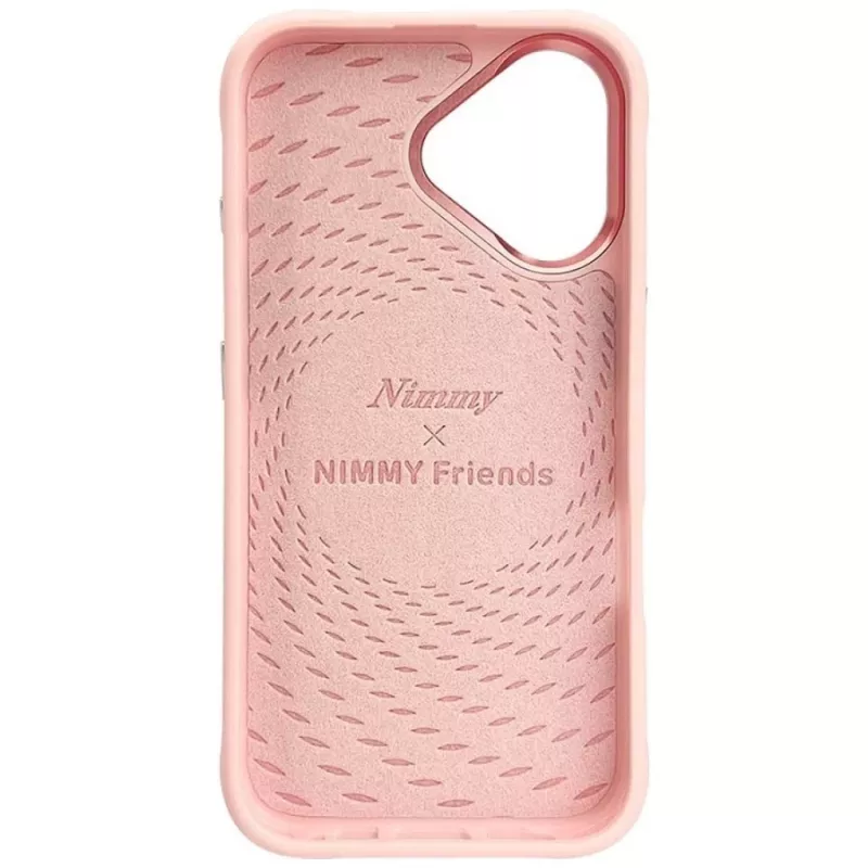 Nimmy Glasses Cool Cat MagSafe puzdro pre iPhone 16, ružové