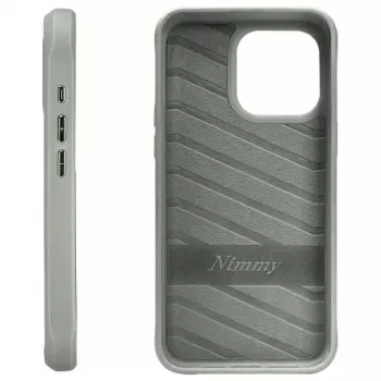 Nimmy zadný kryt pre Apple iPhone 15 Pro 6,1 palca sivý Glasses Cool Cat
