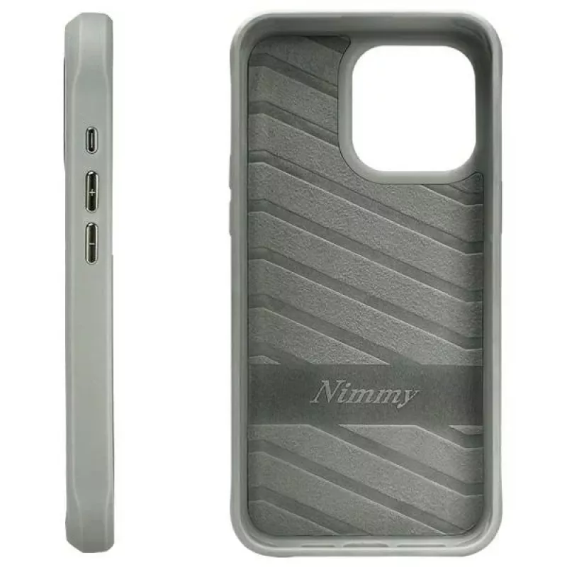 Nimmy zadný kryt pre Apple iPhone 15 Pro 6,1 palca sivý Glasses Cool Cat