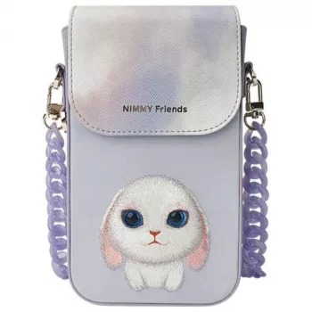 Nimmy Big Eyed Pet 2.0 Rabbit puzdro na telefón fialová