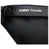 Nimmy crossbody taška Cool Dog with Glasses čierna