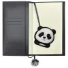 Nimmy 2-in-1 set zápisníka a pera čierny Big Eyed Pet 2.0 Panda