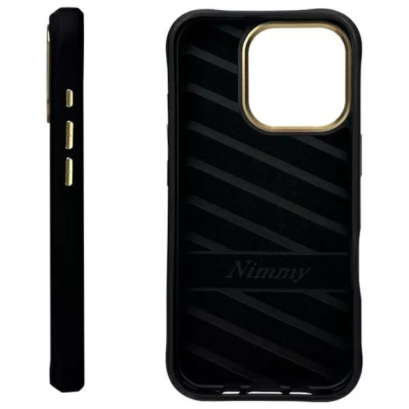 Nimmy puzdro pre iPhone 16 Pro Max 6,9 palca čierna Glasses Cool Dog