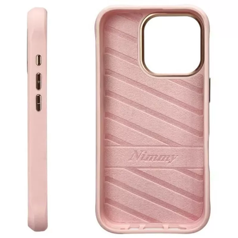 Nimmy Glasses Cool Cat puzdro na zadnú stranu pre Apple iPhone 16 Pro Max 6,9 palca ružová