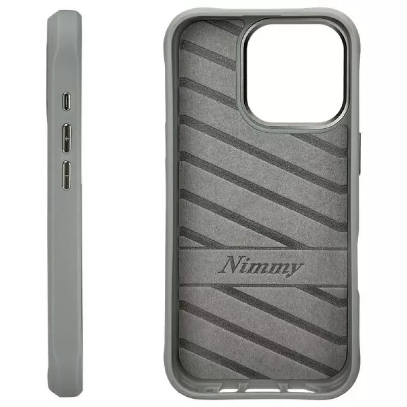 Nimmy ochranné puzdro pre Apple iPhone 16 Pro 6,3 palca sivá Glasses Cool Cat