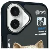 Nimmy Cool&Cute 2.0 Dog ochranné puzdro pre Apple iPhone 16 6,1 palca čierna