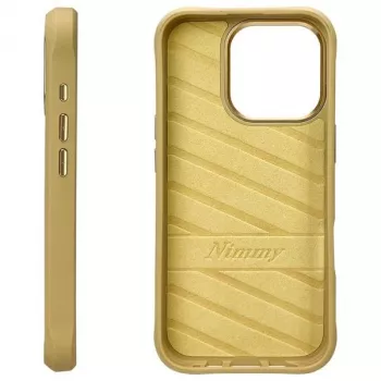 Nimmy Cool&Cute 2.0 Cat puzdro pre Apple iPhone 16 Pro 6,3 palca khaki