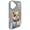 Nimmy Cool&Cute 2.0 Bear puzdro pre Apple iPhone 16 6,1 palca sivá
