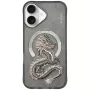 Nimmy Dragon MagSafe puzdro pre iPhone 16 - sivá