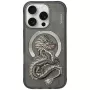 Nimmy Dragon MagSafe puzdro pre iPhone 16 Pro sivá