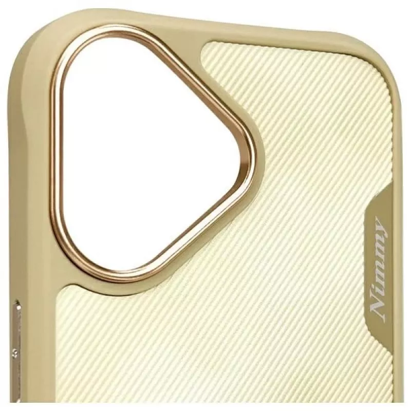 Nimmy Big Eyed Pet 2.0 Cat puzdro pre Apple iPhone 16 6,1 palca khaki