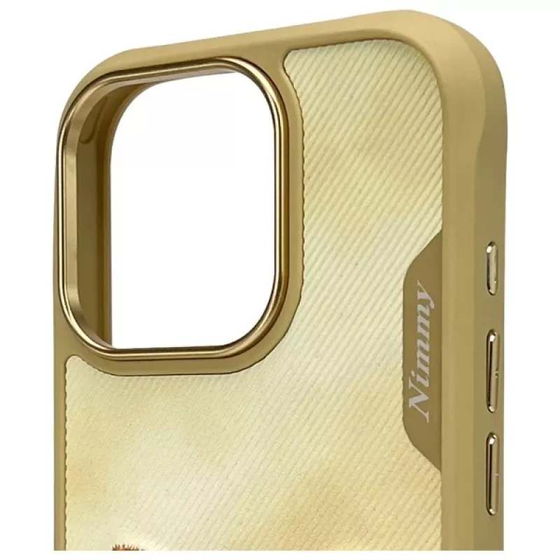 Nimmy BigEyed Pet 2.0 Cat puzdro pre Apple iPhone 16 Pro 6,3 palca khaki