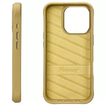 Nimmy Big Eyed Pet 2.0 Cat puzdro pre Apple iPhone 16 Pro Max 6,9 palca - khaki