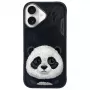 Nimmy Big Eyed Pet 2.0 Panda puzdro pre Apple iPhone 16 6,1 čierna