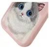 Nimmy Big Eyed Pet 2.0 Cat puzdro pre Apple iPhone 16 Pro Max 6,9 palca - ružová